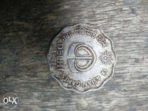 Silver Scallops Asian Coin