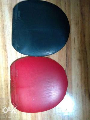 Two Black And Red yasaka mark v rubbers