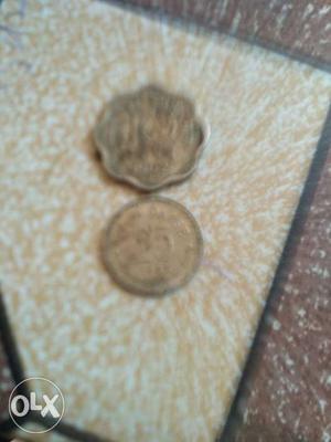 Two Pieces Of Nickel Coins
