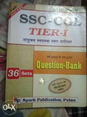 White, Black And Orange SSC-CGL Tier I Question Bank Book