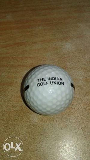 White The Indian Golf Union Golf Ball