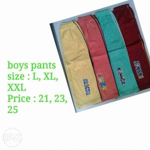 10 piece boys cotton pant 210 only