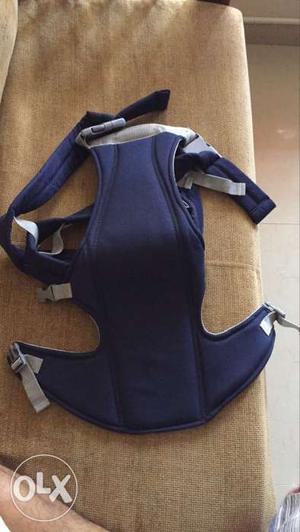 Baby carrier - blue and grey colour, completely