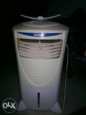 Beige And White Symphony Portable Air Cooler