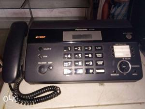 Black Panasonic Fax Machine