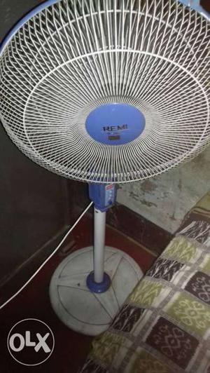 Blue And White remi Floor Fan