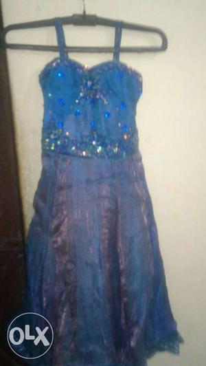 Blue frock for kids