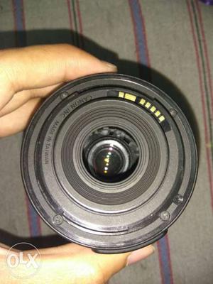 Canon 18to 55 mm lense Mark 2. Black macro lense