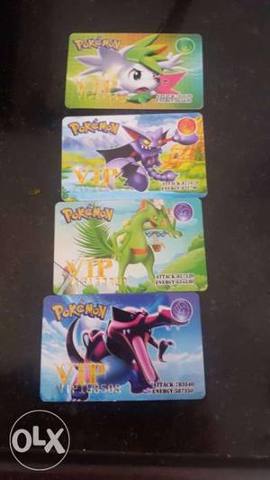 Four Pokemon Trading Card Game