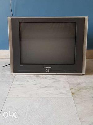 Gray Samsung CRT TV