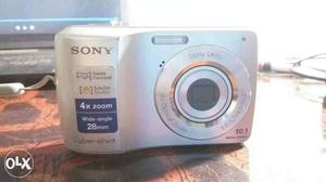 Grey Sony Point And Shoot Camera