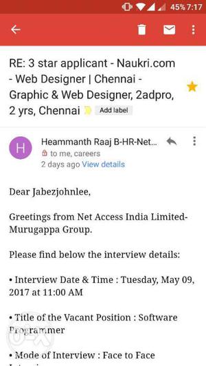 Heammanth Raaj Email
