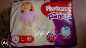 Huggies Wonder Pants Plastic Pack L size