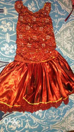 Kids party wear skirt and blouse for age 2- 5 yrs