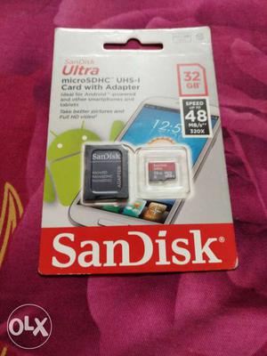 New 32 GB Ultra MicroSDHC SanDisk Pack