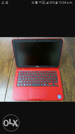Red DELL Laptop