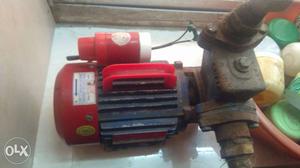 Red Motor Water Pump - Crompton 1hp