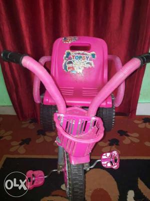 Toddler's Pink Topsy Trike