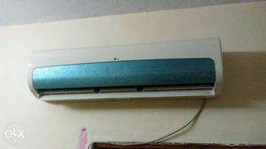 White And Blue LG Split Type Air Conditioner