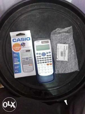 White Casio Scientific Calculator With Box