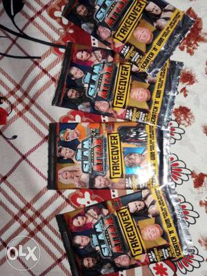 Wwe slam attax takeover packets for 40 rs