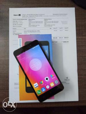 1week used Lenovo K6 power with bill and full kits excellent