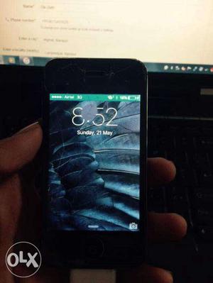 I phone 4s at just  but screen little cracked
