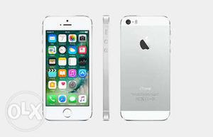 I phone 5s with excellent condition silver 16gb
