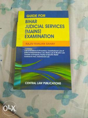 New Book..For Bihar judiciary mains exam