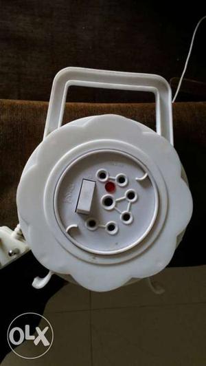 White Electronic Wire Spool