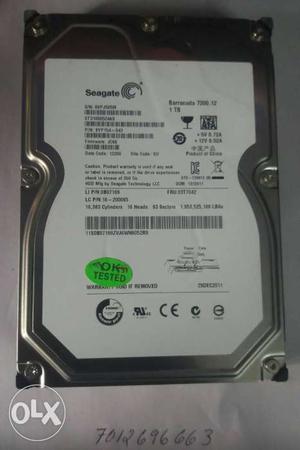 1tb Seagate Barracuda Hard Disk Drive