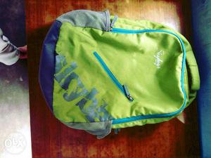 A 2 months old neon colour Skybag is ready for