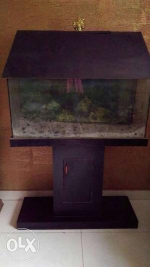 Aquarium 36x24x18 inches with accessories and stand