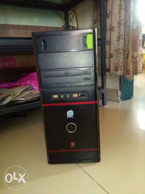 Black And Red Computer Tower