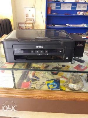 Black Epson All-in-one Printer
