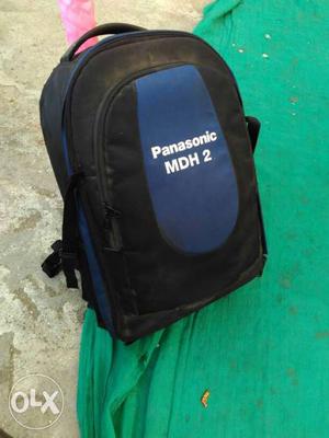 Blue And Black Panasonic MDH 2 Backpack
