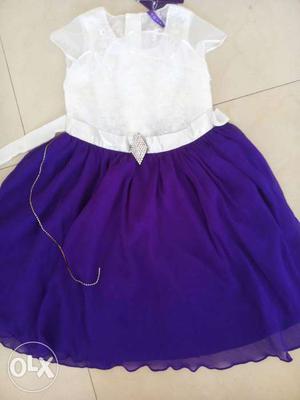 Brand new party dress for girls 5to7 yrs