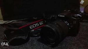Canon 60D  lens with Flash and bag