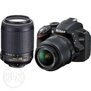 Nikon D with 2 lens mm and mm with