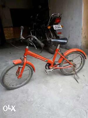 Orange And Black Bicycle
