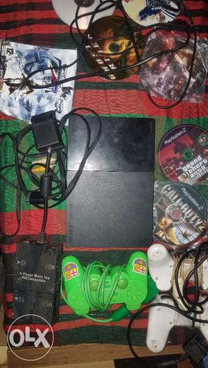 Ps2 full kit gud working nice moving games