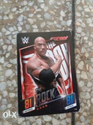 The Rock Wrestling Collectible Card