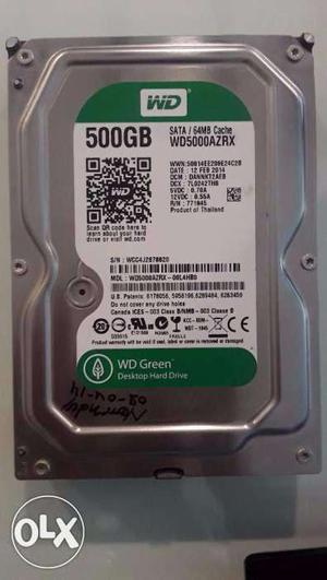 WD Green 500 GB Desktop Internal Hard Disk Drive (WD500AZRX)