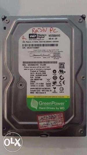 WD Green Power 250 GB Desktop Internal Hard Disk Drive