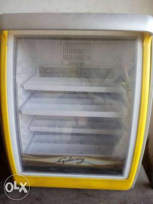 Yellow And Gray Beverage Cooler