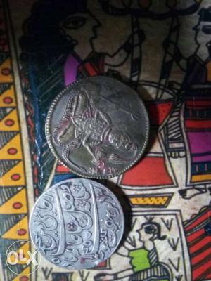 100% original1st ghorkha aged and 2nd silver coin