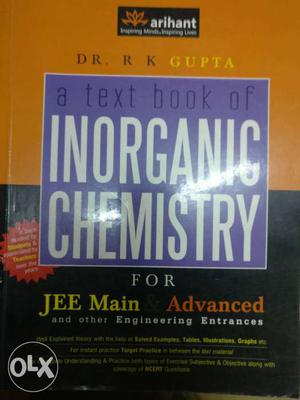 A Text Book Of Inorganic Chemistry For JEE Main Advanced And