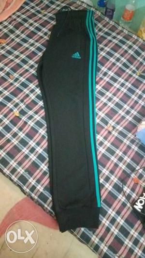 Adidas Black track pant (size - S)