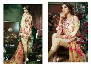 Al-zoheb. lawn cotton and pech work. siffon