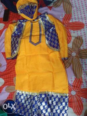 Beautiful and attractive Bhangra (Punjabi Dress)